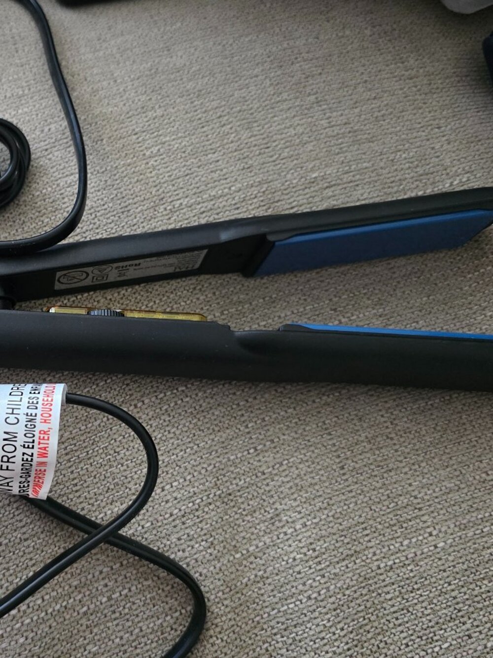 HAI Beauty Concepts Classic Convertible Professional Flat Iron - Blue NWOB